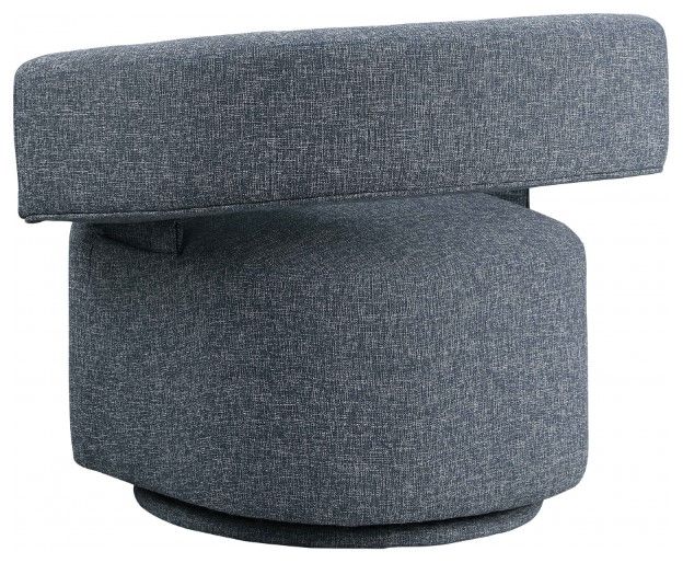 Meridian Furniture Niya Blue Swivel Accent Chair-3