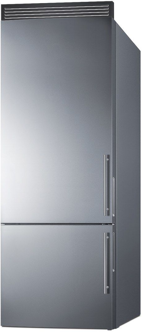 Summit® 28 in. 14.6 Cu. Ft. Stainless Steel Counter Depth Bottom Freezer Refrigerator-2