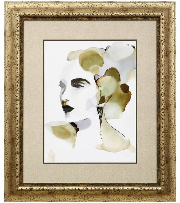 Stylecraft Jane Seymour Organic Portrait I Beige/Brown Wall Art-0