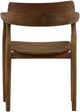 Dovetail Furniture Stafford Brown Dining Chair-3
