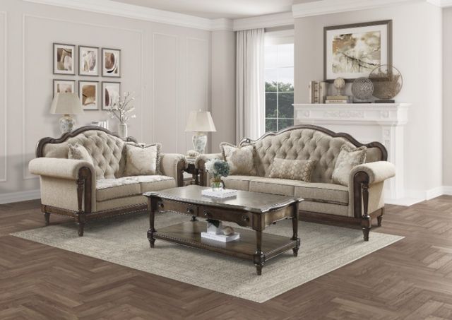 Homelegance® Heath Court Brown Sofa-3