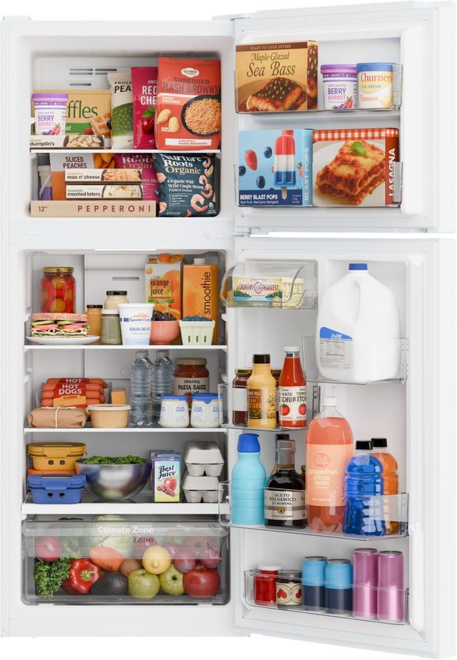 GE® ENERGY STAR® 24" 11.9 Cu. Ft. White Counter Depth Top Freezer Refrigerator-2
