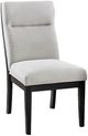 Furniture of America® Jasmin 2-Piece Beige/Black Dining Side Chair Set-0
