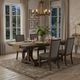 New Classic® Home Furnishings Augusta 5-Piece Gray/Rustic Brown Dining Table Set-1