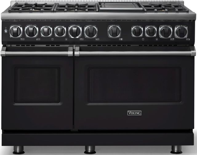 Viking® 7 Series 48" Onyx Pro Style Dual Fuel Range-0