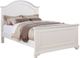 Elements International Brookpine White Complete Twin Bed-0