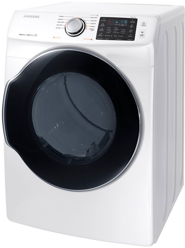 Samsung 7.4 Cu. Ft. White Front Load Gas Dryer-2