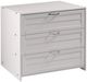 Donco Kids Louver White Youth 3-Drawer Chest-0