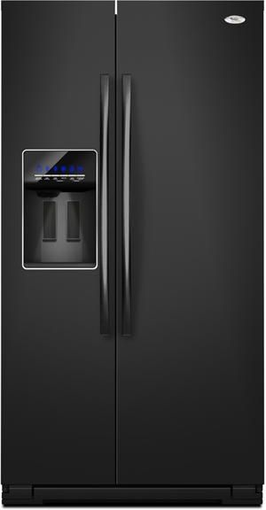 Whirlpool Gold® 26.3 Cu. Ft. Side-by-Side Refrigerator-Black