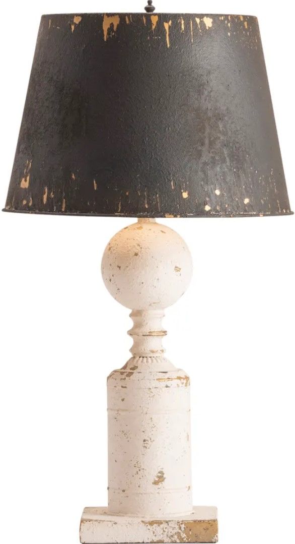 Crestview Collection De'vine White Table Lamp-1