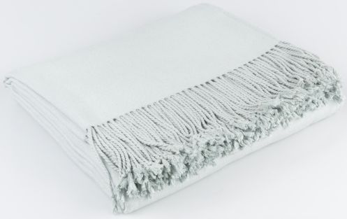 Surya Chantel Ice Blue 50"x60" Throw Blanket-1