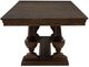 Coaster® Ridgewell Dark Oak Trestle Dining Table-4
