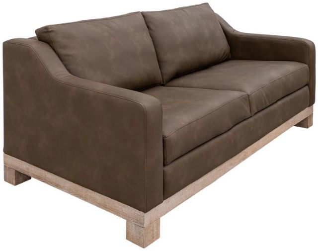 International Furniture Direct Samba Dark Chocolate Loveseat-0