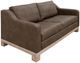 International Furniture Direct Samba Dark Chocolate Loveseat-0