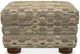 La-Z-Boy® Pembroke Flax Ottoman with Brass Nailhead Trim-0