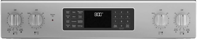 GE® 30" Slide In Electric Convection Double Oven Range-4