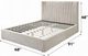 ACME Furniture Loren Beige Queen Upholstered Panel Bed-2
