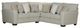 Jackson Furniture Middleton 2-Piece Cement L-Shape Sectional-0