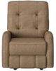Flexsteel® Customizable Devon Leather Power Rocking Recliner-3