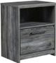 Signature Design by Ashley® Baystorm 4-Piece Gray King Storage Panel Bed Set-4