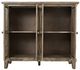 Jofran Inc. Rustic Shores Watch Hill Brown Gray 4-Door Accent Cabinet-2