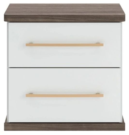 Signature Design by Ashley® Mazilar Brown/White Nightstand-2