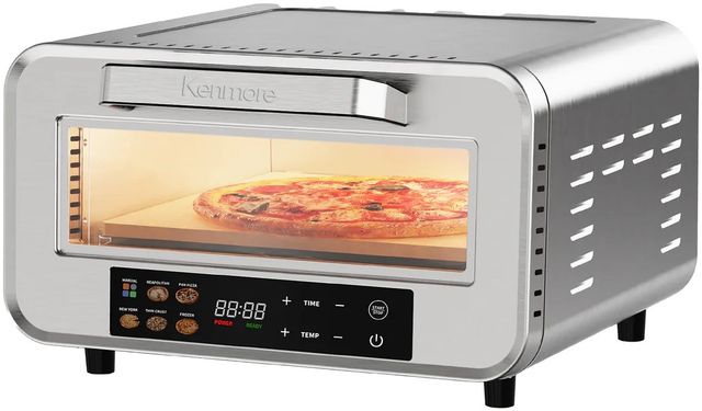 Kenmore® 17" Stainless Steel Indoor Countertop Electric Pizza Oven-1