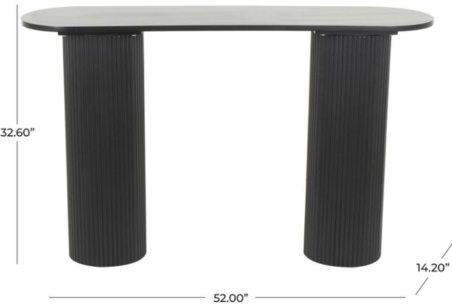 Deco Marche Black Console Table-2
