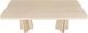 Modus Furniture Zinnia White Sand Double Pedestal Dining Table-3