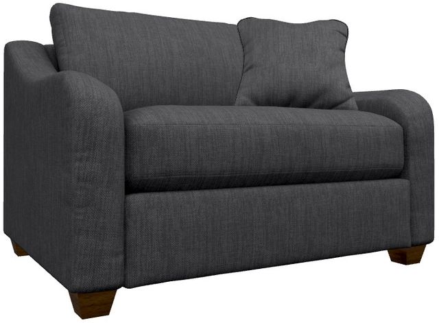La-Z-Boy® Charlie Navy Chair and a Half-0