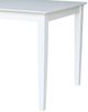 John Thomas Furniture® Build Your Own White Table with Shaker Legs-2