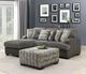 Emerald Home Berlin 2-Piece Gray Left-Arm Facing Sectional and Chaise-1
