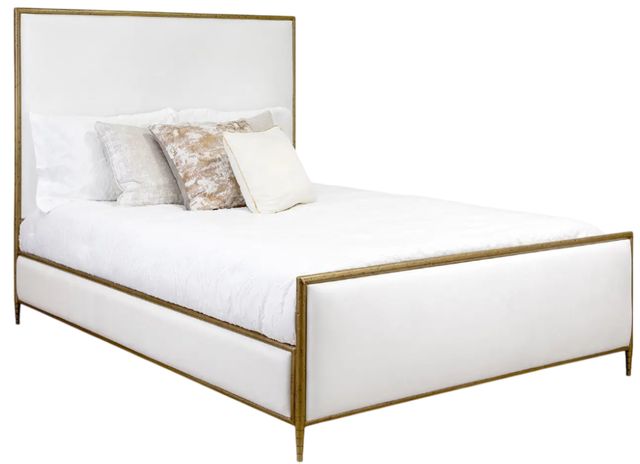 Wesley Allen Customizable Royce King Upholstered Panel Bed-0