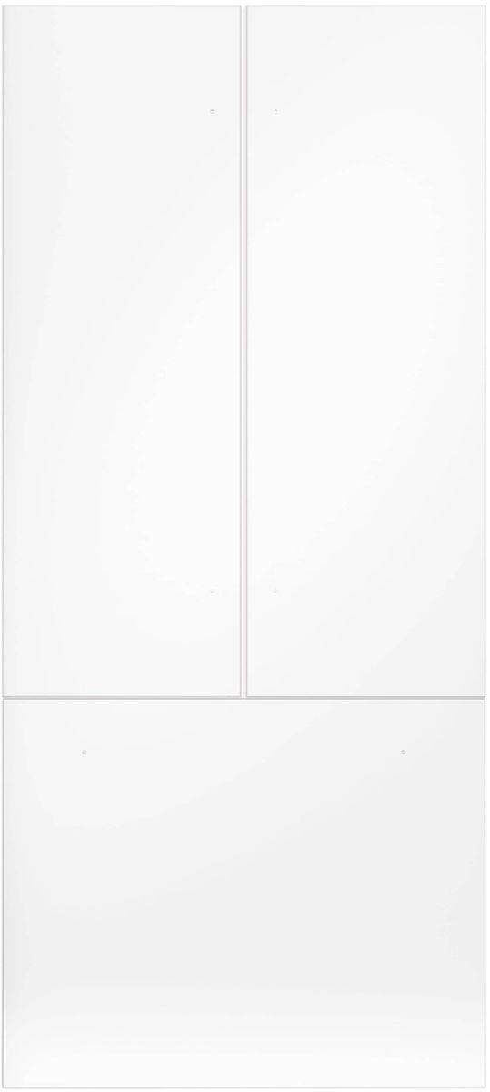 Bertazzoni Bianco Matt White French Door Refrigerator Front Panel Kit-0