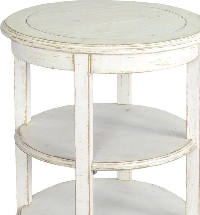 Sunny Designs™ Marina White Sand Round Side Table-2