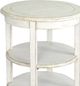 Sunny Designs™ Marina White Sand Round Side Table-2