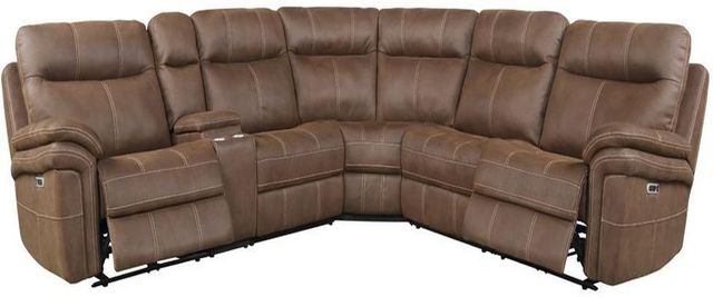 Parker House® Mason 6-Piece Dark Kahlua Sectional-1