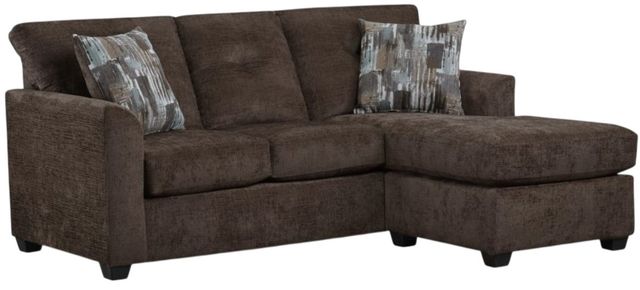 American Wholesale Furniture Galen Chocolate Chaise Sofa-0