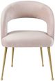 TOV Furniture Rocco Blush Velvet Dining Chair-1