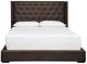 Signature Design by Ashley® Lavernty Coffee Queen Upholstered Panel Storage Bed-3