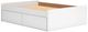 Signature Design by Ashley® Onita White Full Platform Storage Bed with 2 Sde Storage-1