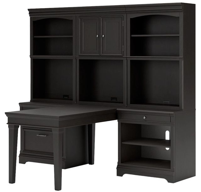 Signature Design by Ashley® Beckincreek 6-Piece Black Office Desk Set-3