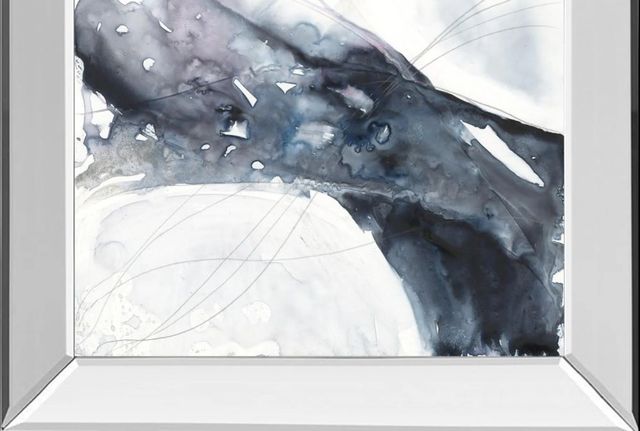 Classy Art Agate Wave II by Jennifer Goldberger Mirror Framed Wall Art-1