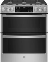 GE Profile™ 30" Fingerprint Resistant Stainless Steel Smart Slide-In Gas Convection Range