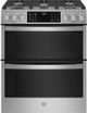 GE Profile™ 30" Fingerprint Resistant Stainless Steel Smart Slide-In Gas Convection Range-0