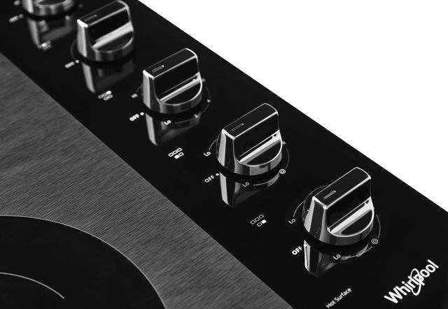 Whirlpool® 30" Black Electric Cooktop-2
