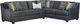Fusion Furniture 7000 Argo 2-Piece Ash Sectional-0