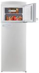 Unique® Appliances Classic Retro 22'' 7.5 Cu. Ft. Marshmellow White Top Freezer Refrigerator-4