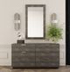 VIG Furniture Modrest Dynasty Dark Shagreen/Stainless Steel Dresser-3