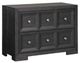 Furniture of America® Hatton Cross 4-Piece Weathered Black Modern Classic Queen Bedroom Set-1